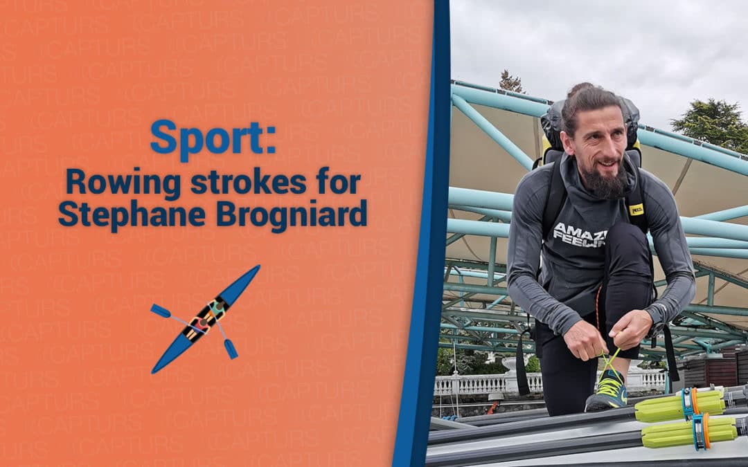 Rowing strokes for Stephane Brogniard