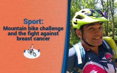 Mountain bike challenge and breast cancer