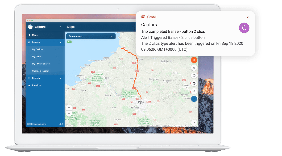 GPS trackers that send alerts
