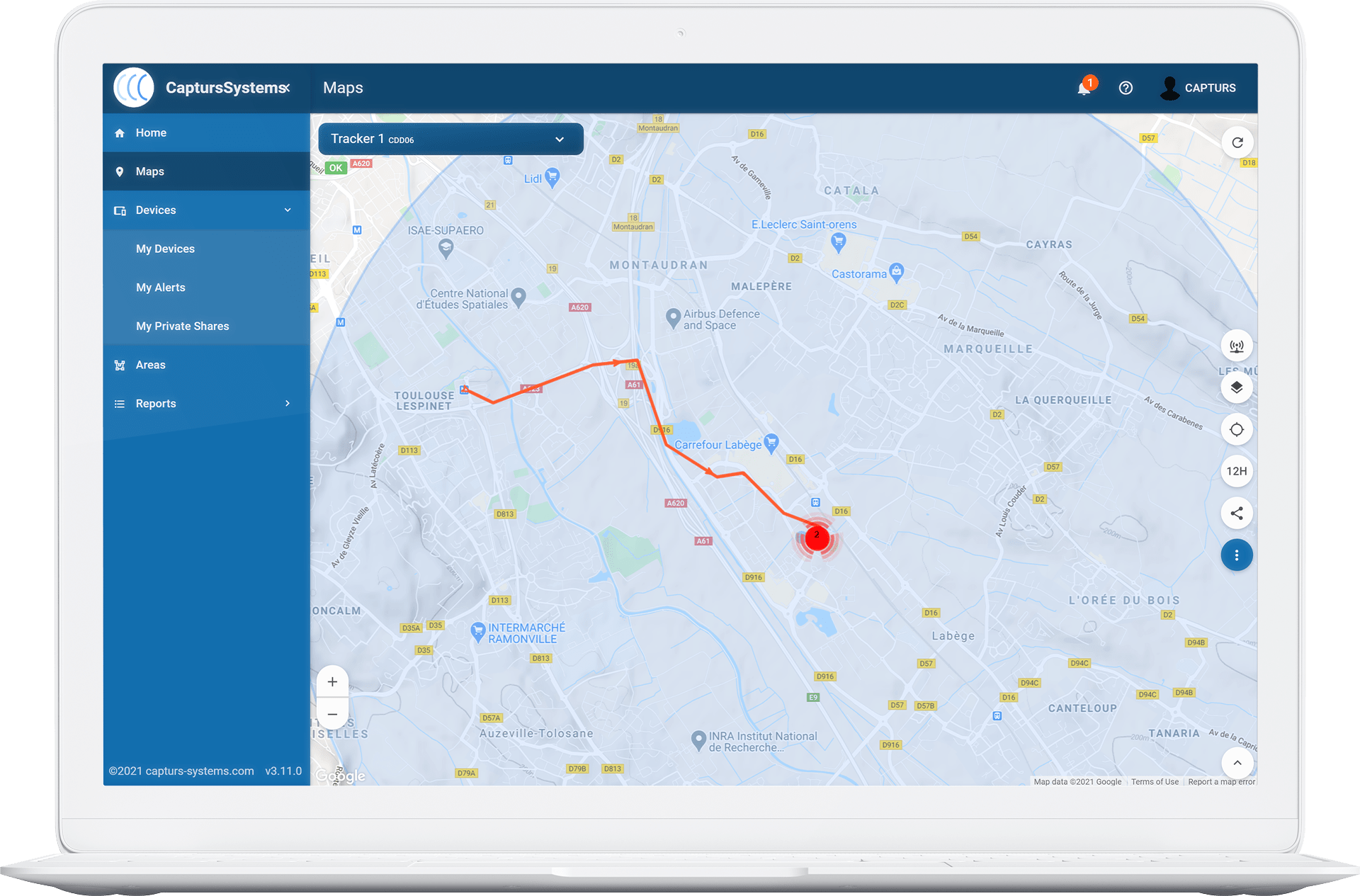 real time tracking