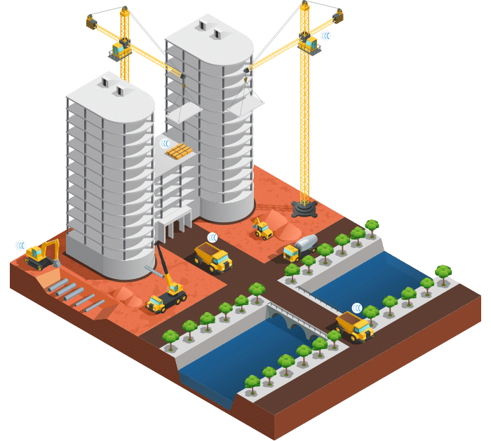 Traceur GPS pour les chantiers
