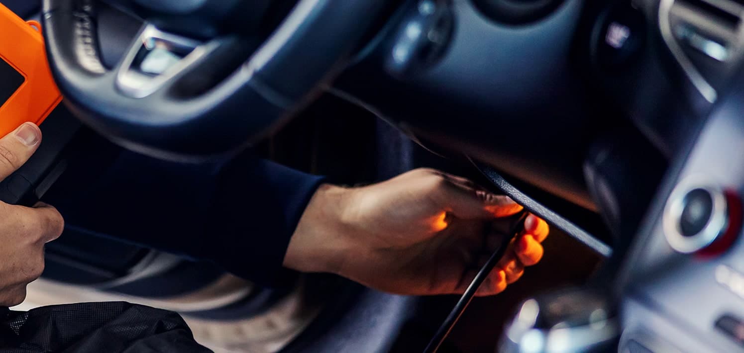 Traceur GPS sur prise OBD voiture