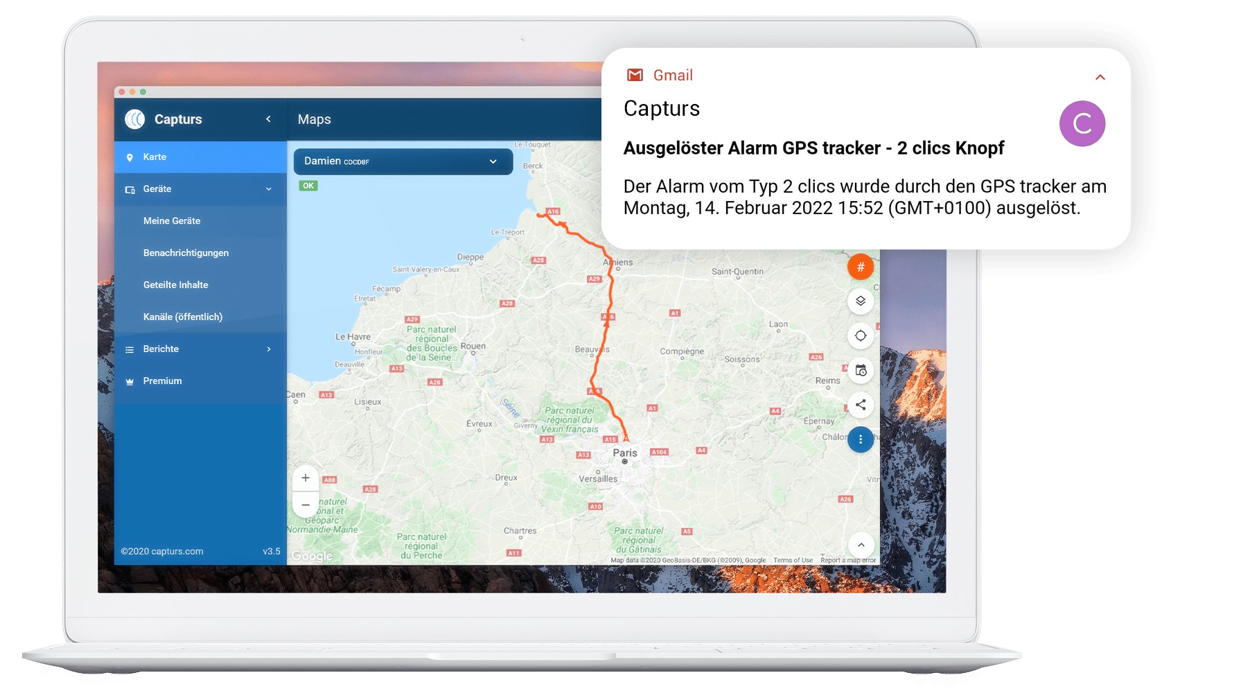 Live tracking