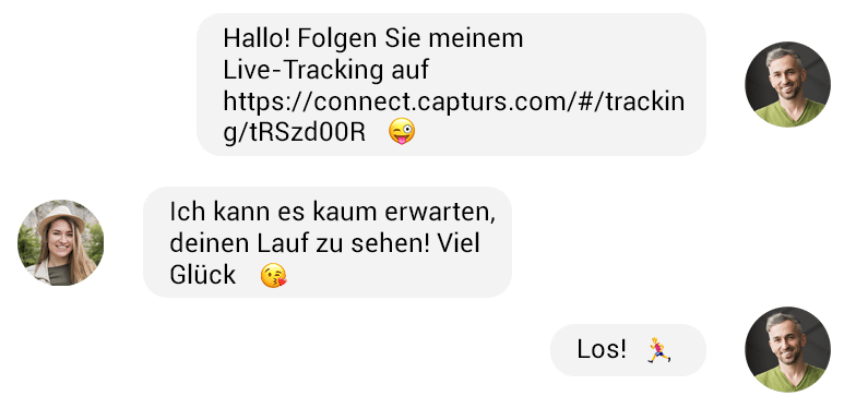 Folgen sie meinem live-tracking