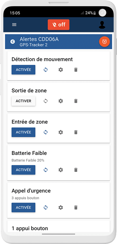 Créez des alertes sur votre application Capturs
