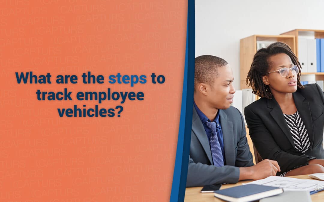 What are the steps to take to track employee vehicles?