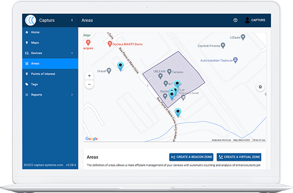 Zone entry/exit reports