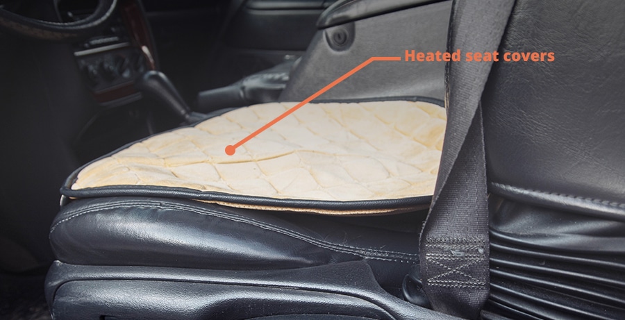 Heated seat covers