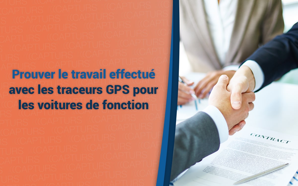 Prouver le travail effectué avec les traceurs GPS pour les voitures de fonction