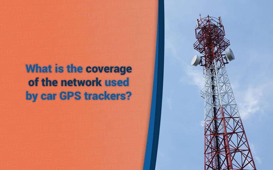 What is the coverage of the network used by car GPS trackers?