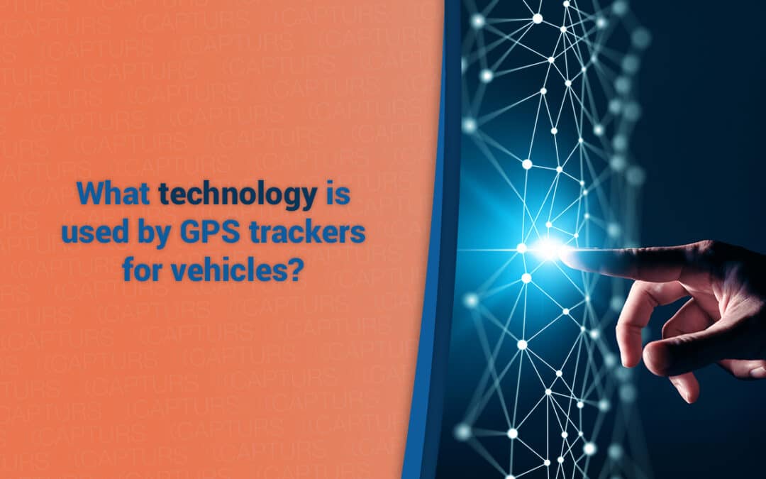 What technology is used by GPS trackers for vehicles?