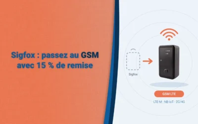 Balise Sigfox : passez au GSM avec 15 % de remise sur votre nouvelle balise