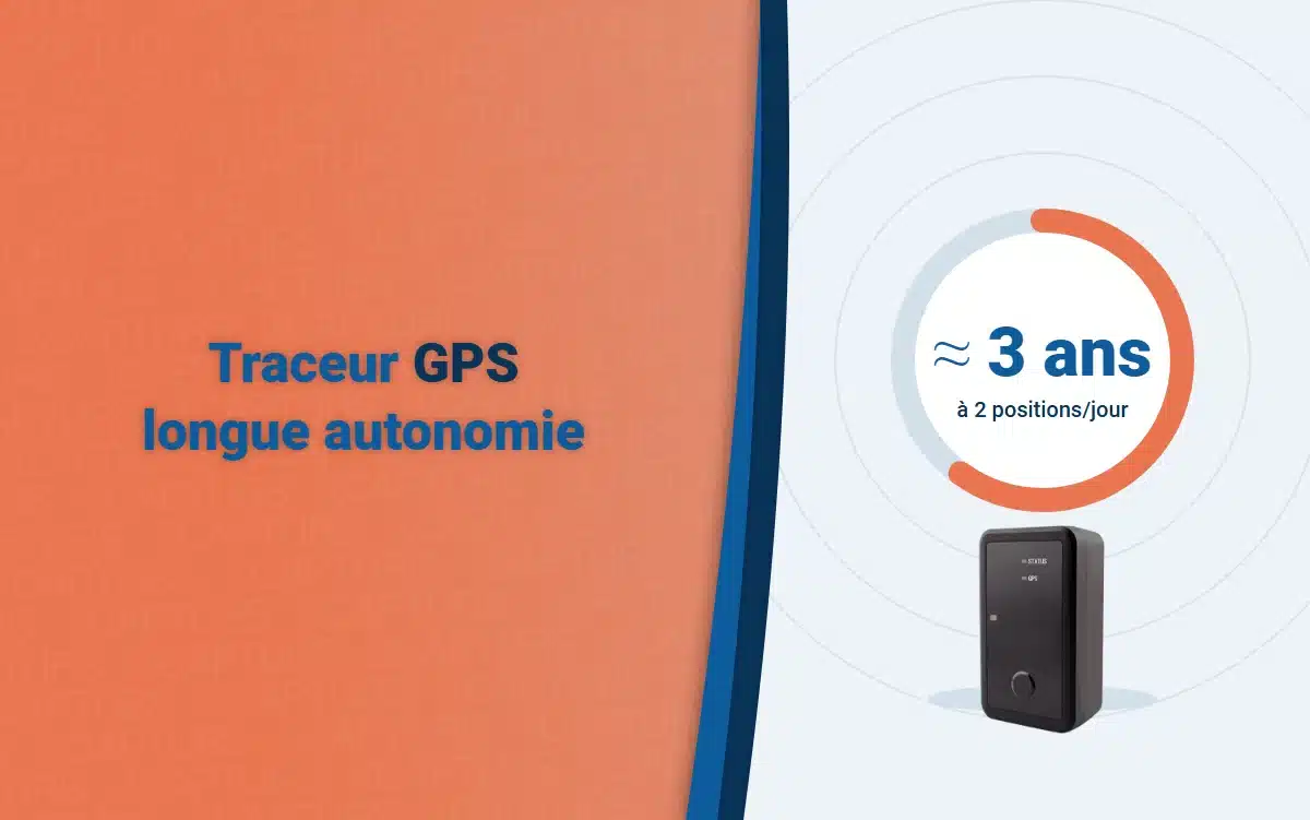 Traceur GPS longue autonomie : balise Capturs Endurance et autonomie d'environ 3 ans à 2 positions par jour